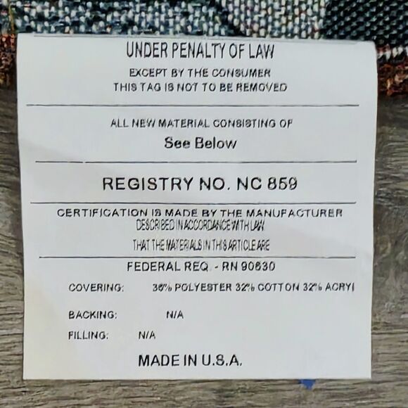 Vintage 1997 Christmas Coca Cola Table Runner Reclining Santa 72” Holiday Decor - Picture 7 of 8